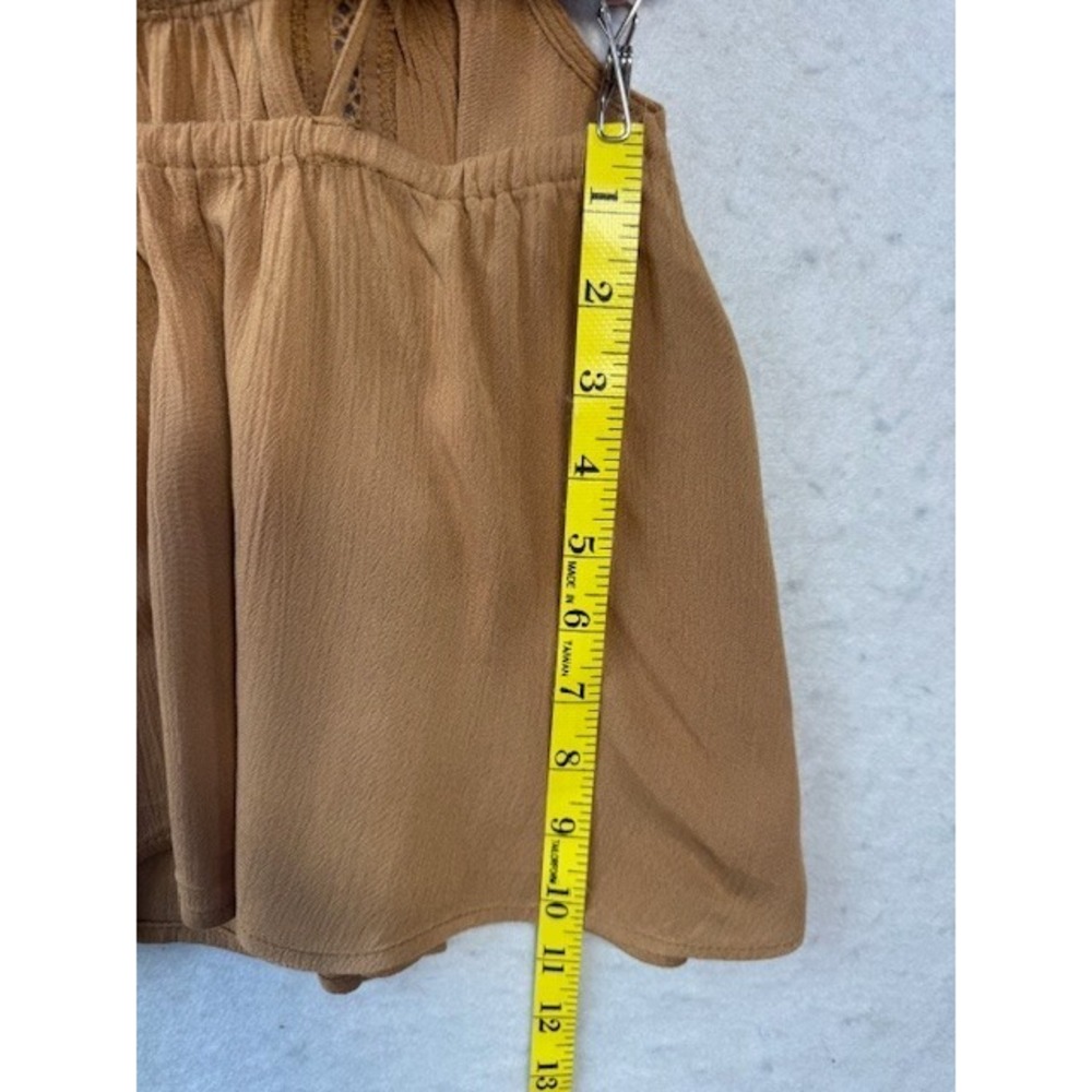 NEW Cape Juby Eyelet Crinkle Swing Tank Top‎ Halter Boho Hippie Festival XS - Picture 6 of 8